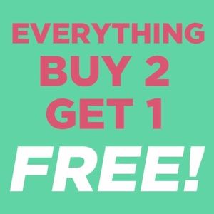 Buy 2 Get 1 Free....